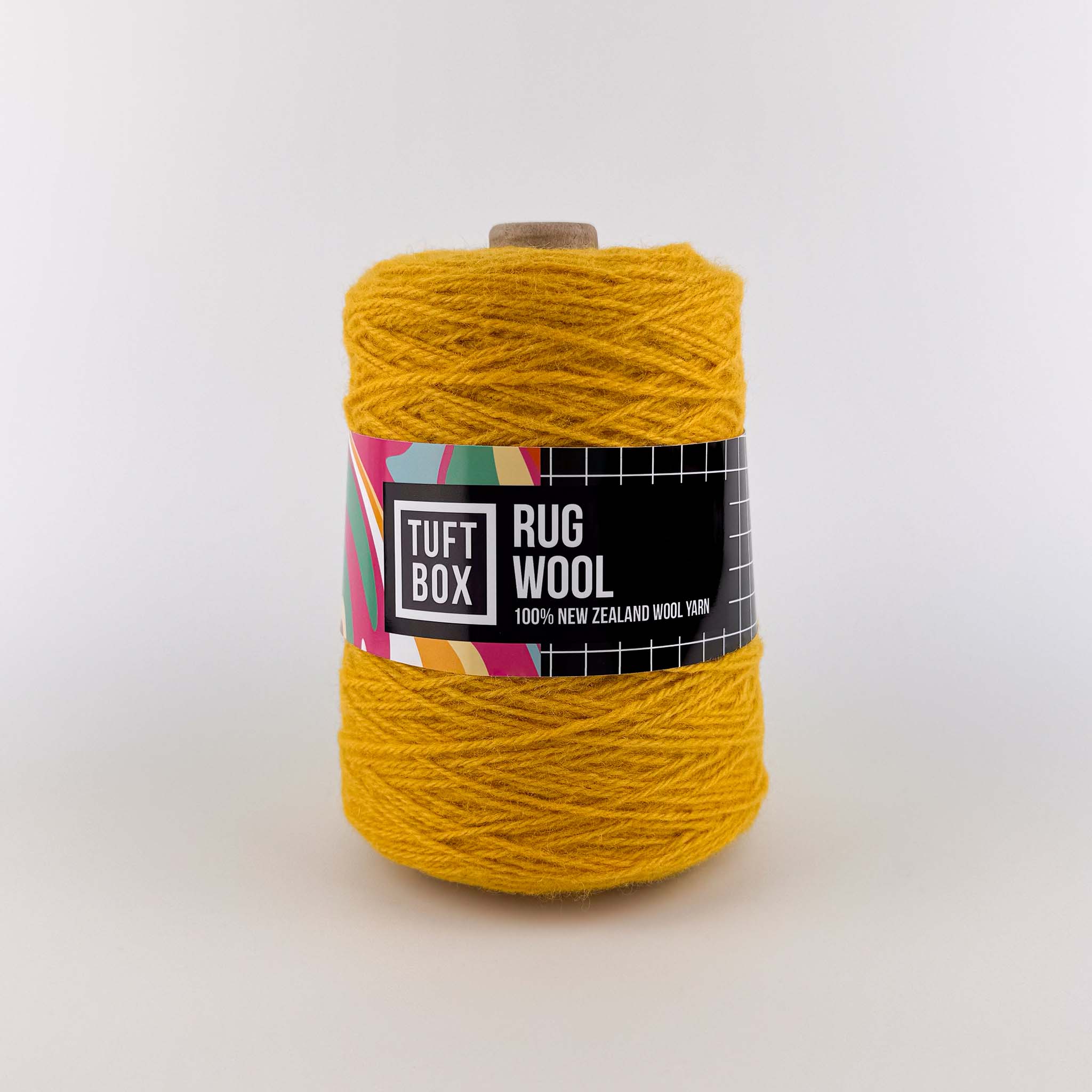 Tuftbox Rug Wool Cone Amber