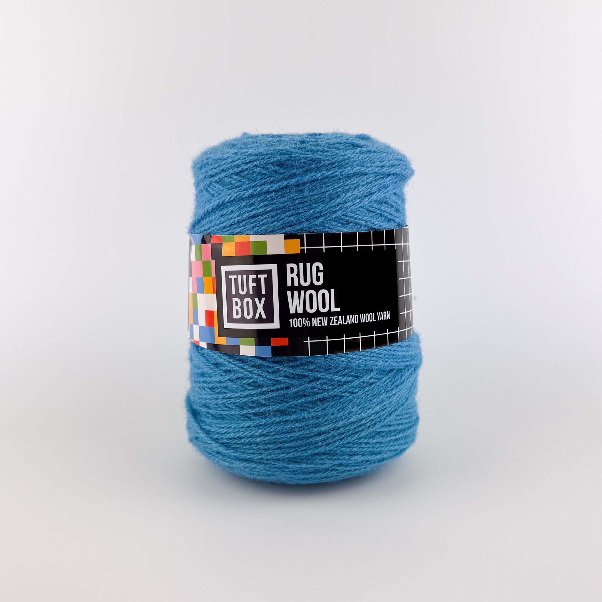 Tuftbox Rug Wool Cone Azure