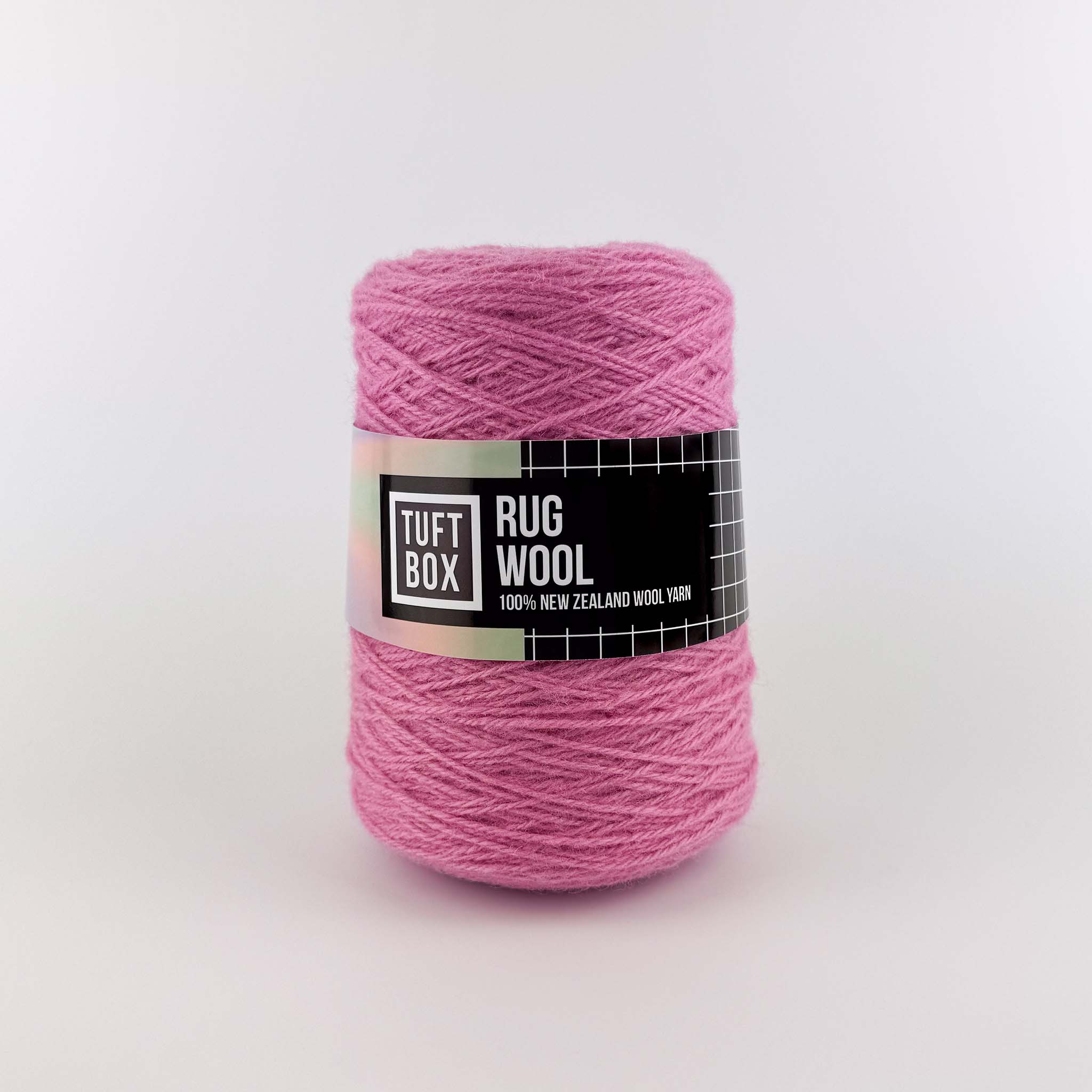 Tuftbox Rug Wool Cone Bubblegum Pink
