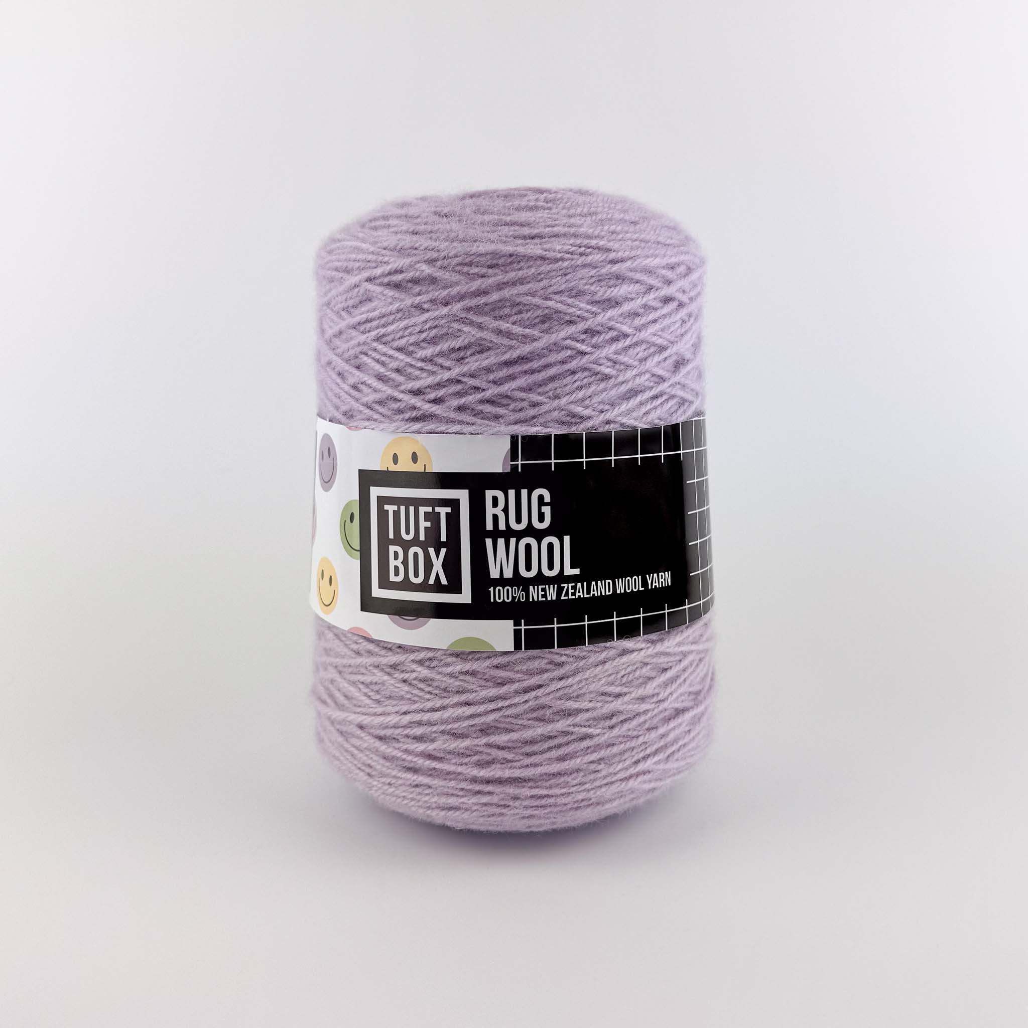 Tuftbox Rug Wool Cone Lilac