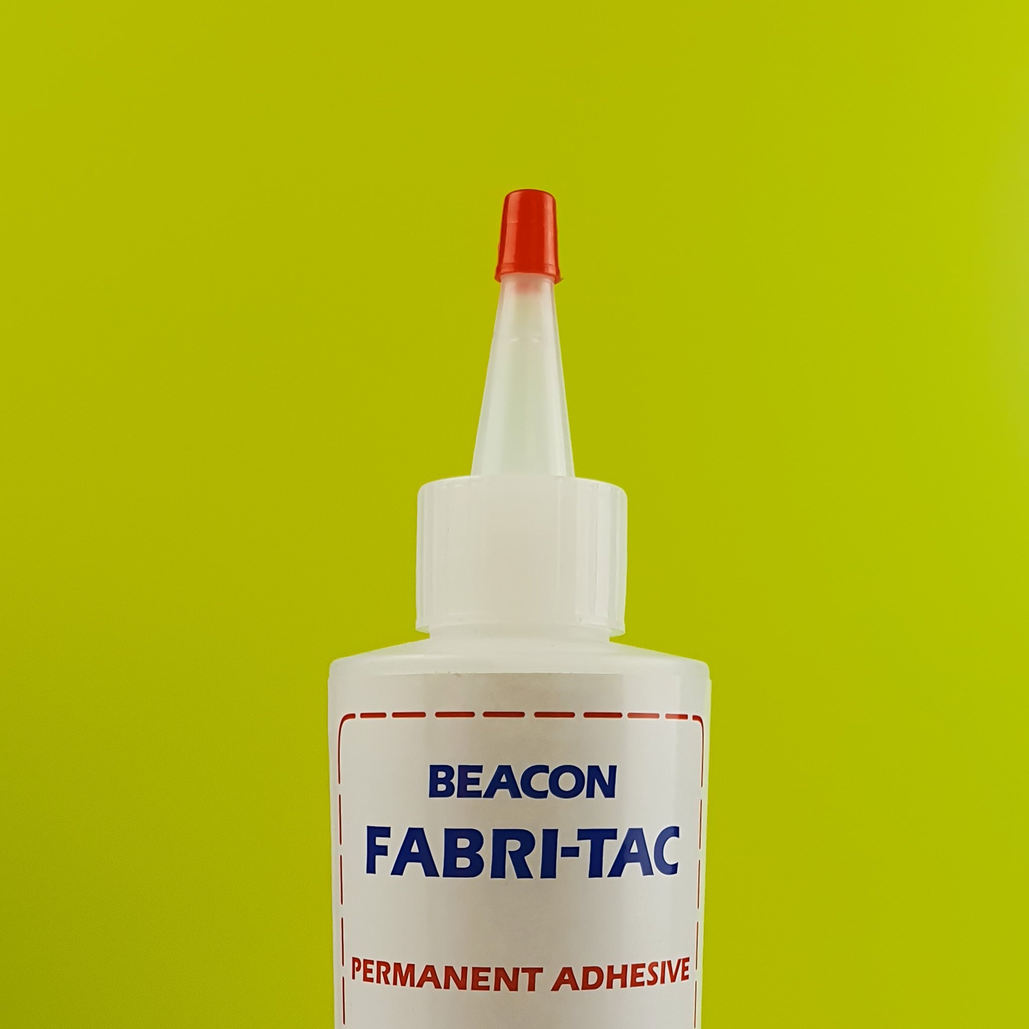 BeaconFabri-Tac top of bottle on green background