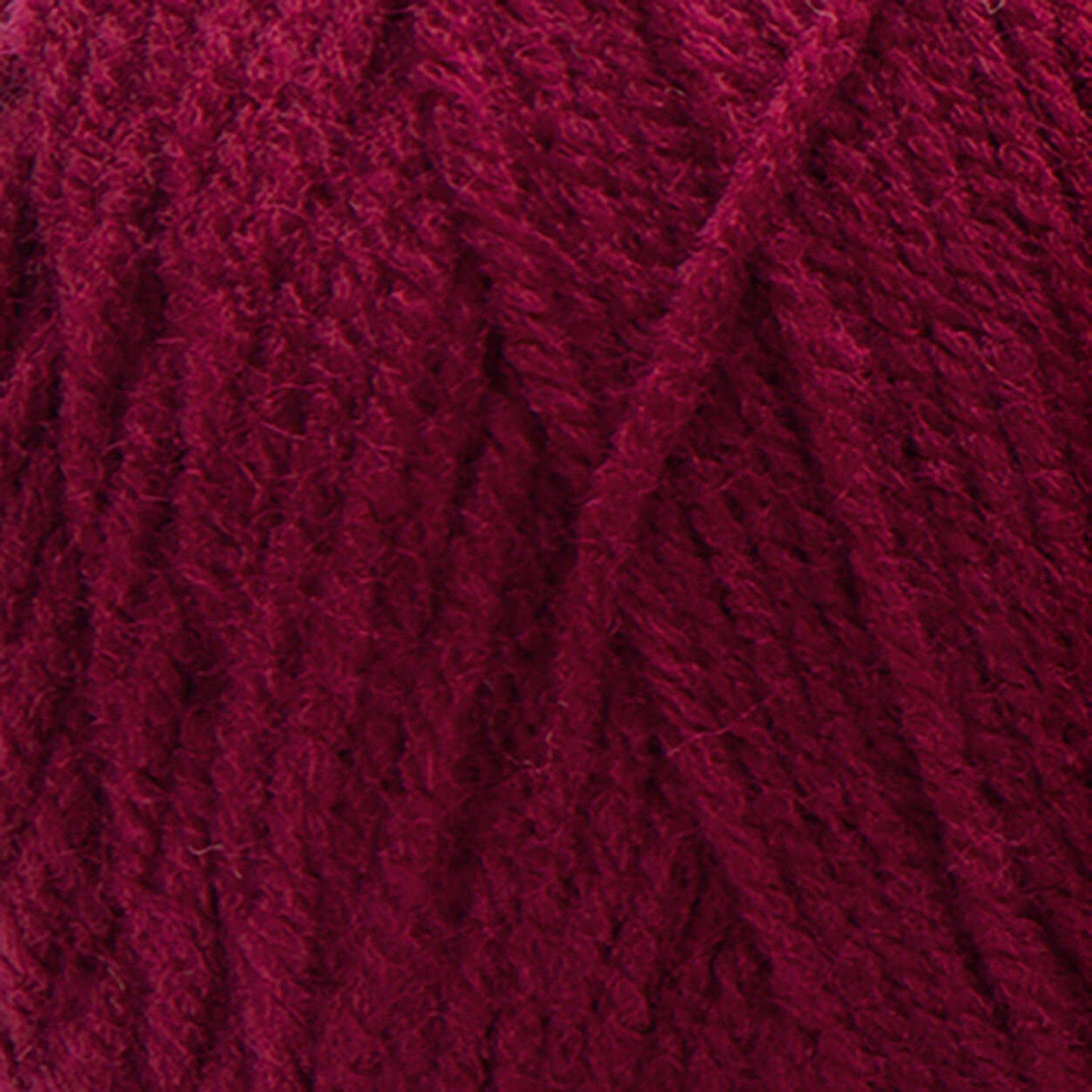 Burgundy Red Heart Super Saver Swatch