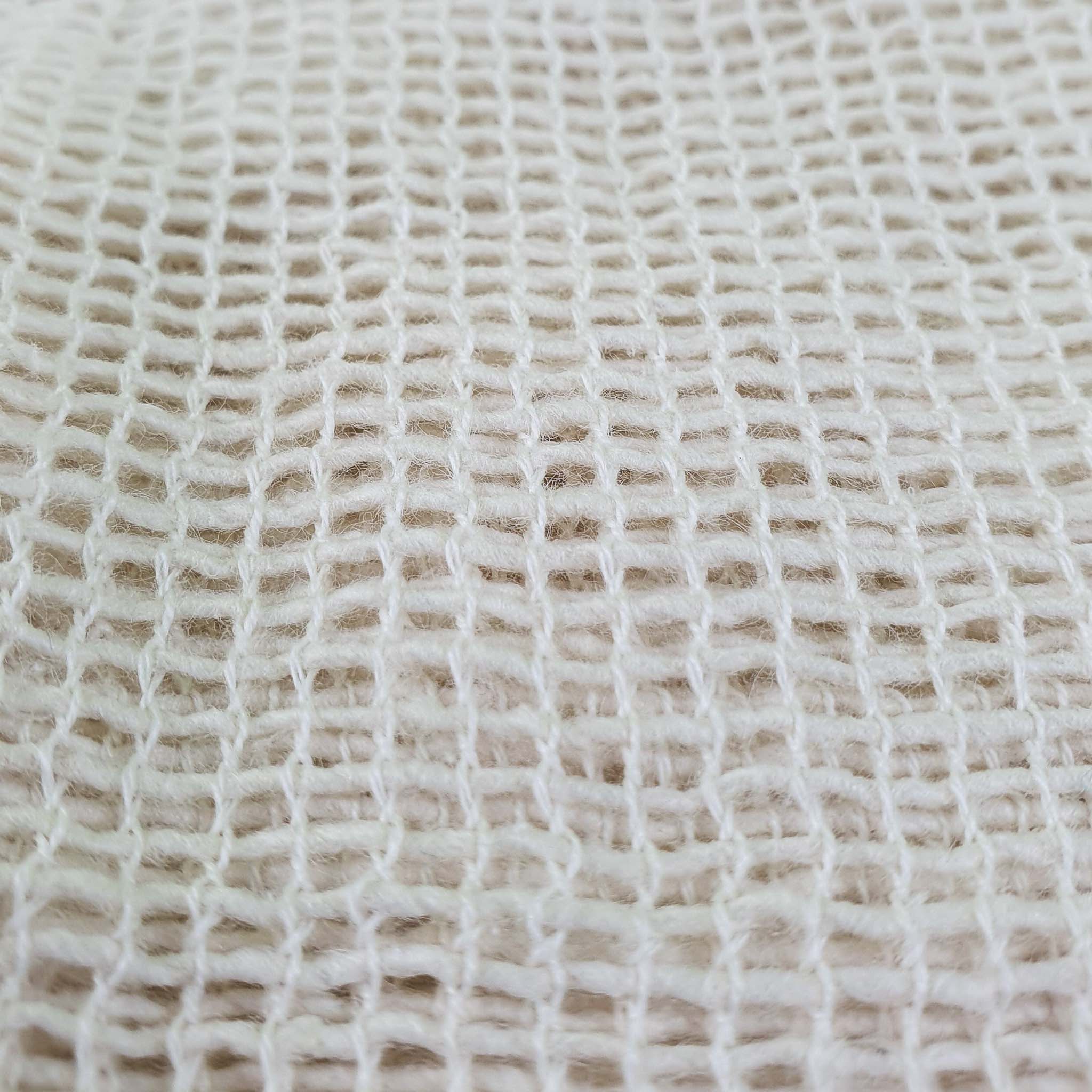 Cotton Mesh Secondary Rug Tufting Fabric Close Up