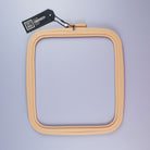 Embroidery Hoop Square Cream 22x19.5cm