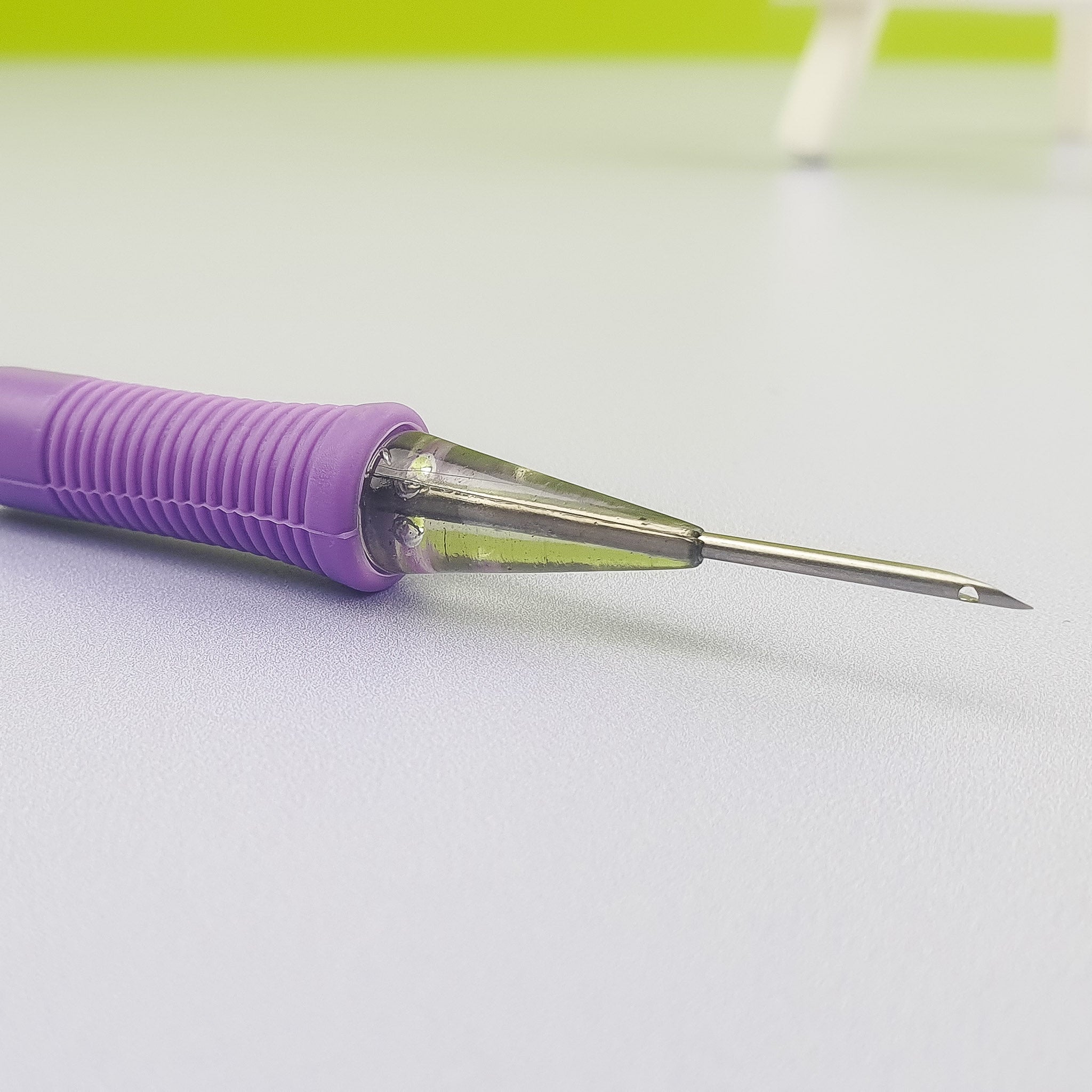 Embroidery Punch Needle Close Up of needle