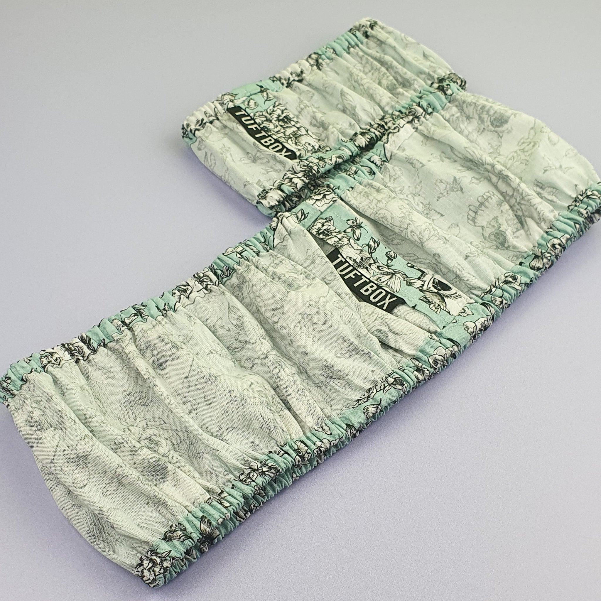 Grime Guard Floral Skull Hoop and Frame Inside View