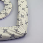 Grime Guard Grey Crosses Hoop and Frame Corner View