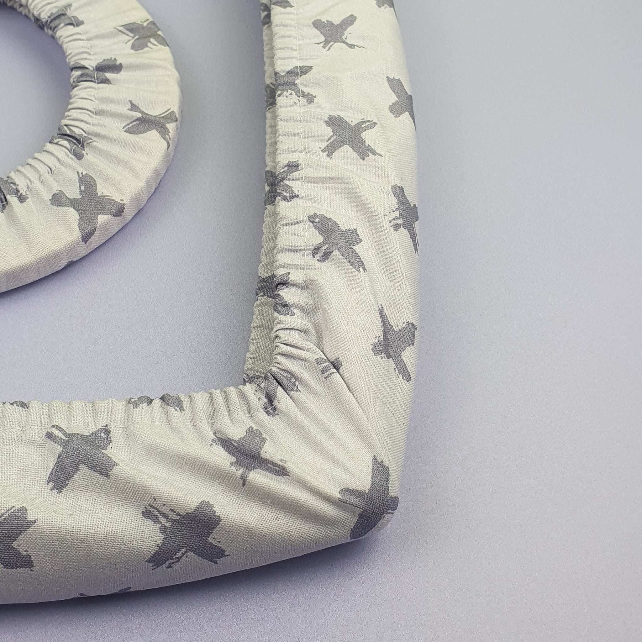 Grime Guard Grey Crosses Hoop and Frame Corner View