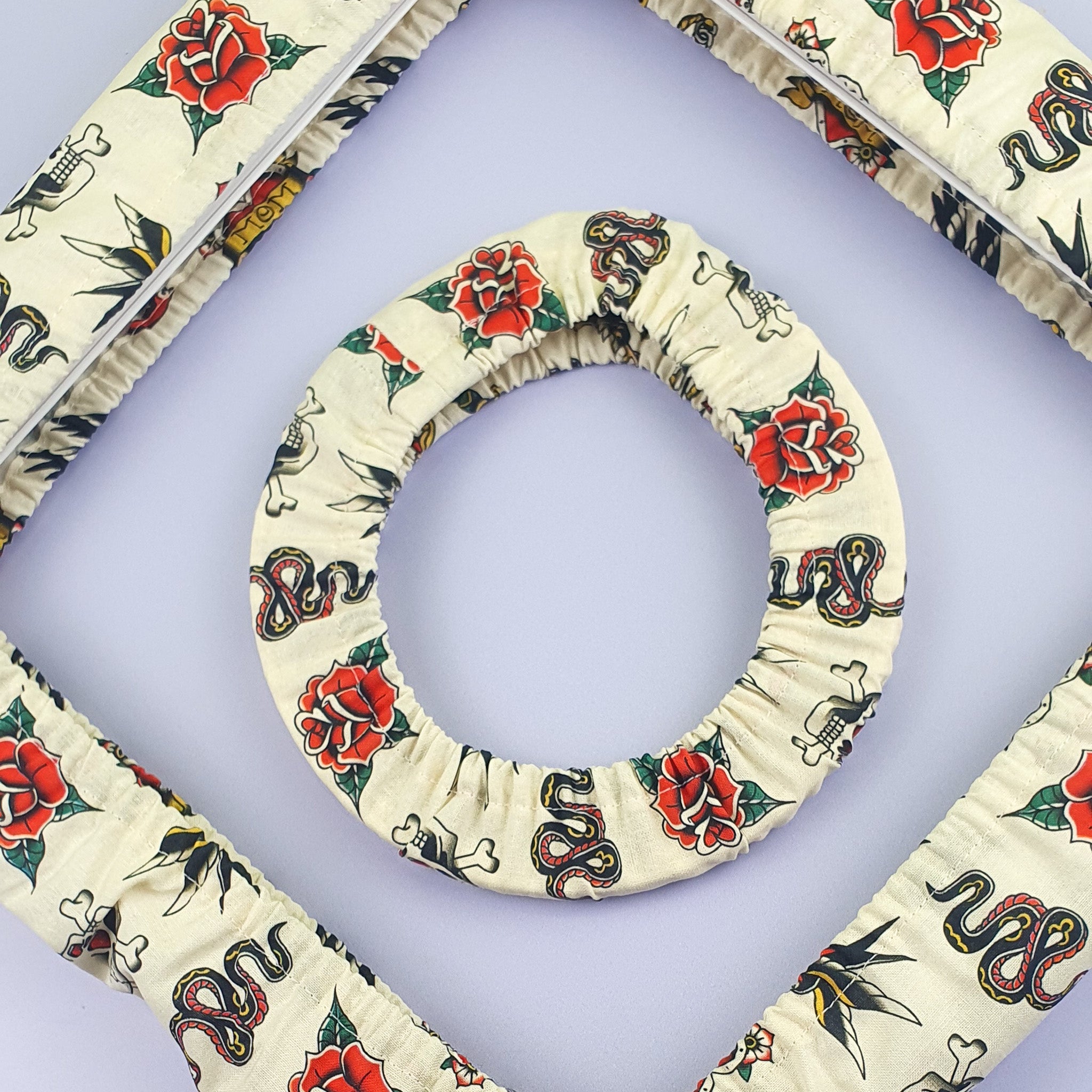 Grime Guard Old School Tattoo Hoop and Frame