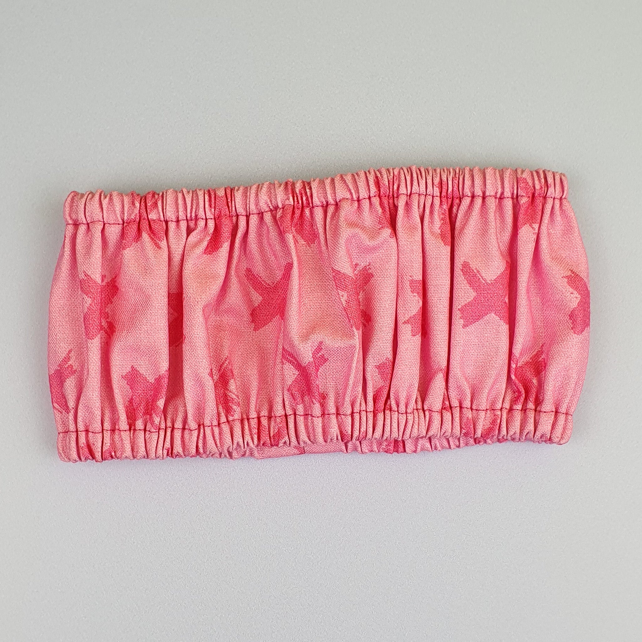 Grime Guard Pink Crosses Hoop laid flat