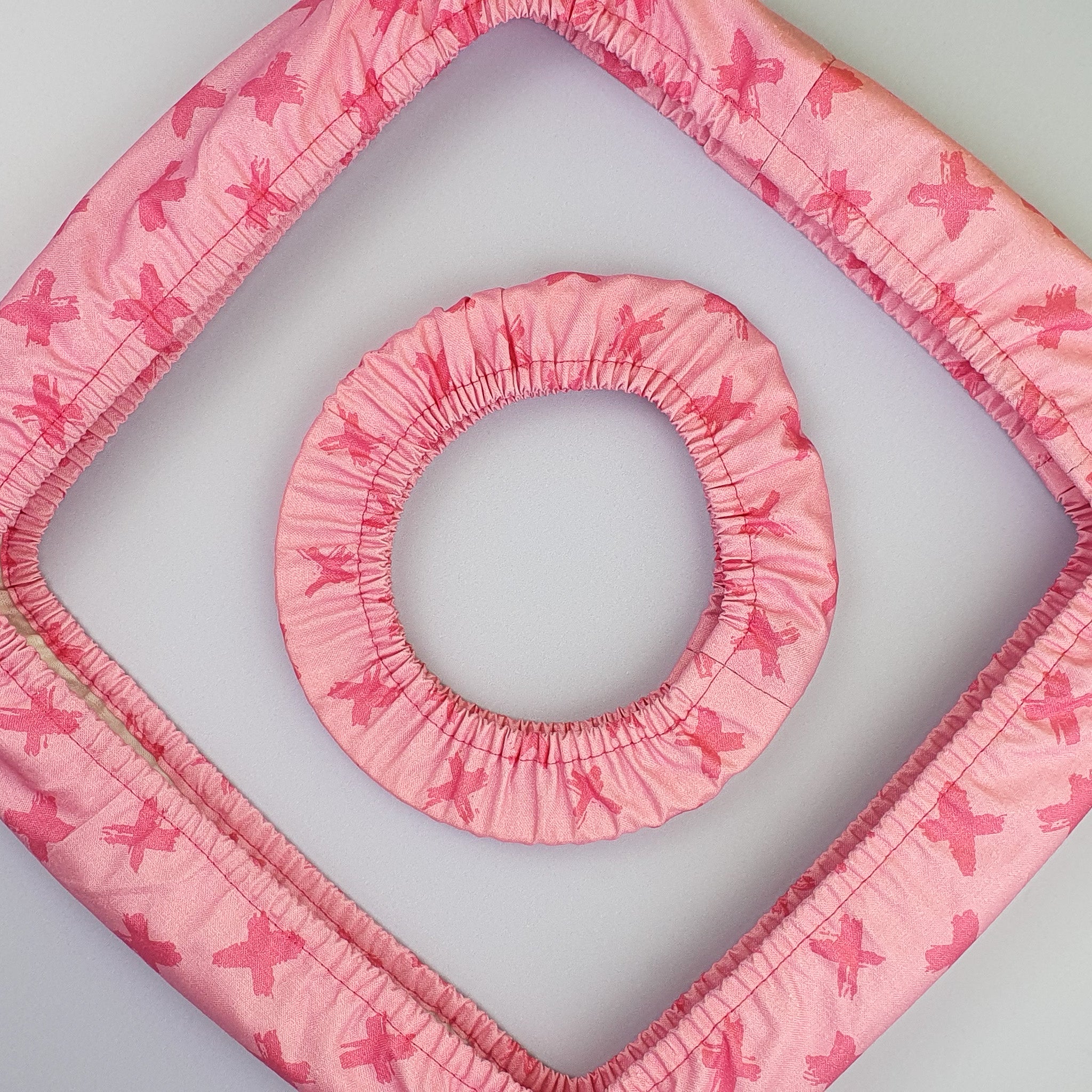 Grime Guard Pink Crosses Hoop and Frame