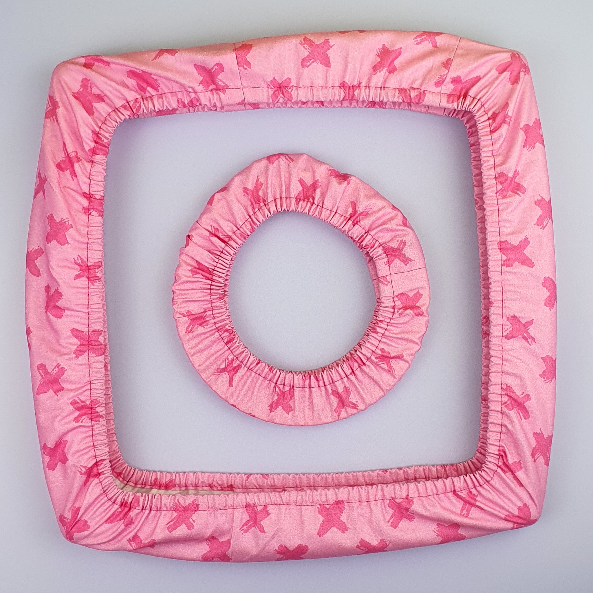 Grime Guard Pink Crosses Hoop and Frame