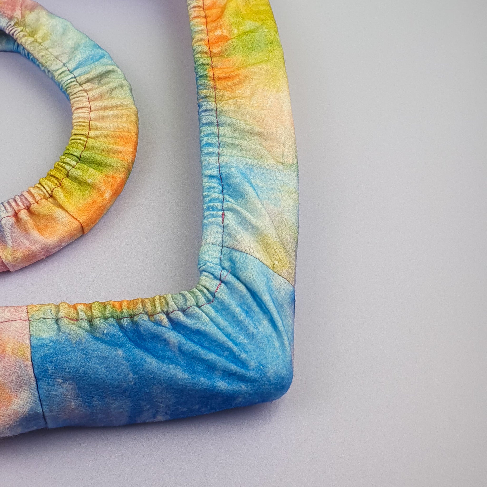 Grime Guard Tie Dye Hoop and Frame Corner View