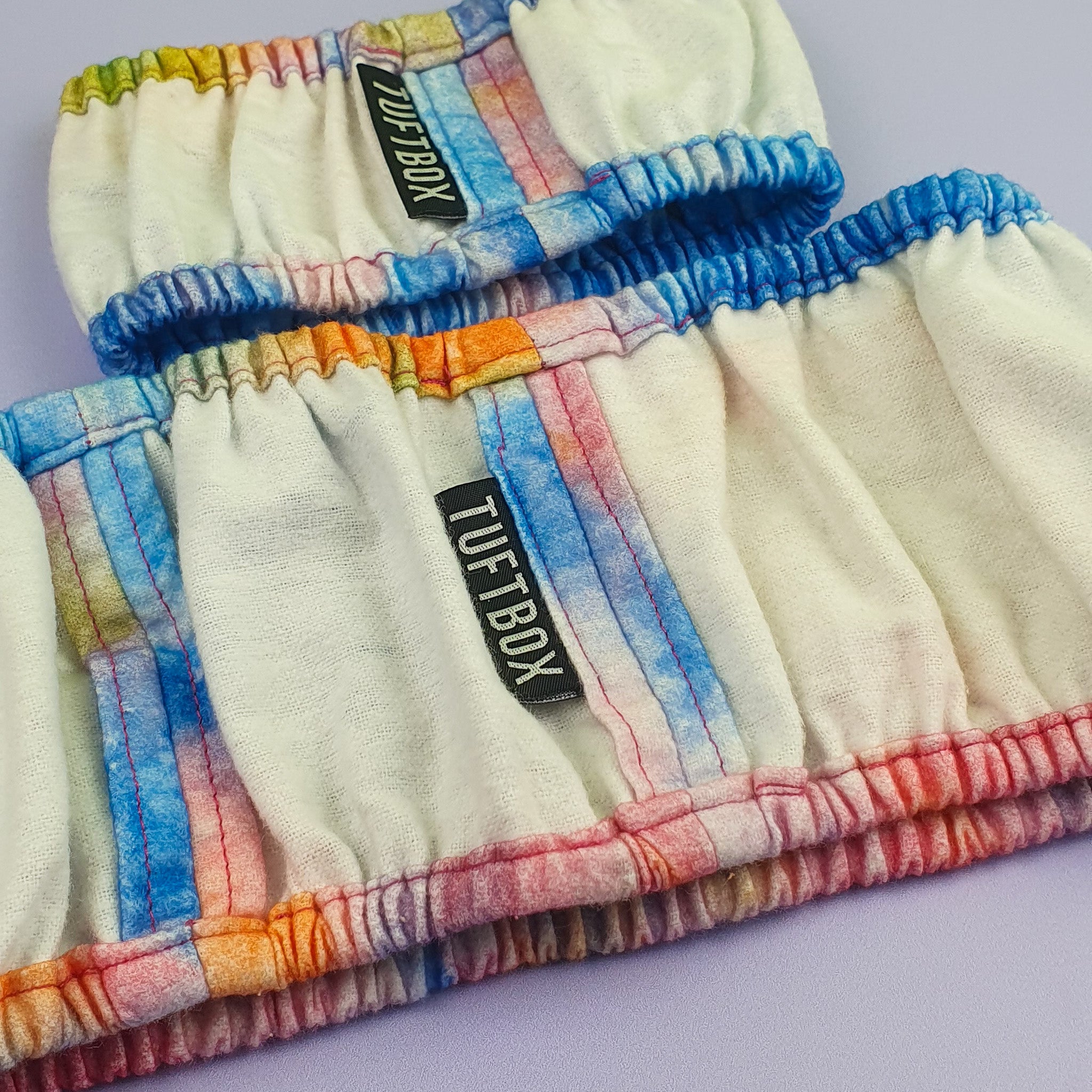 Grime Guard Tie Dye Hoop and Frame Inside Tag Close Up