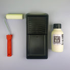 Liquid Latex Roller Set Contents - Tray Roller and Handle and 500ml Liquid Latex
