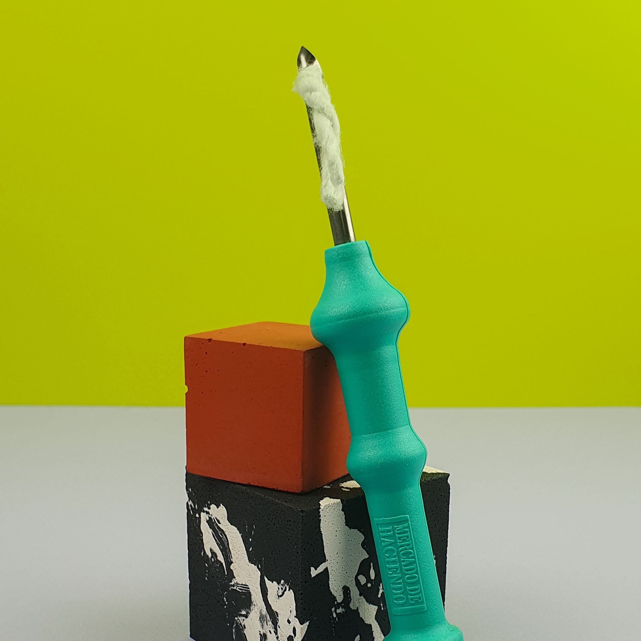 MDH Punch Needle Blue XL Thick Wool Box