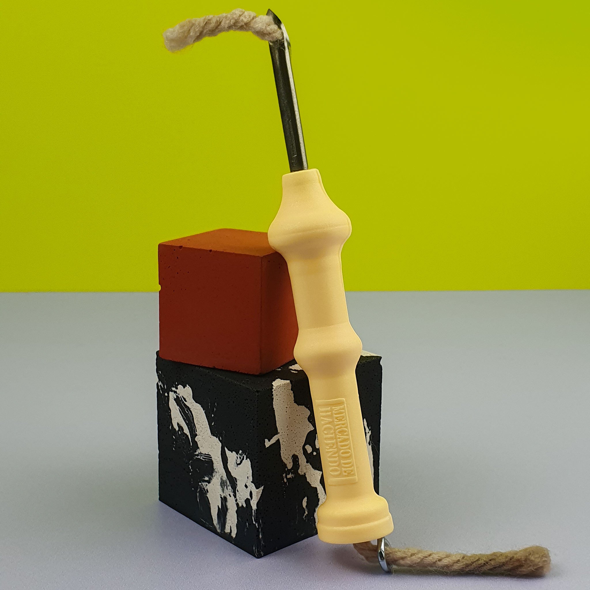 MDH Punch Needle Cream XL Thick Wool Box