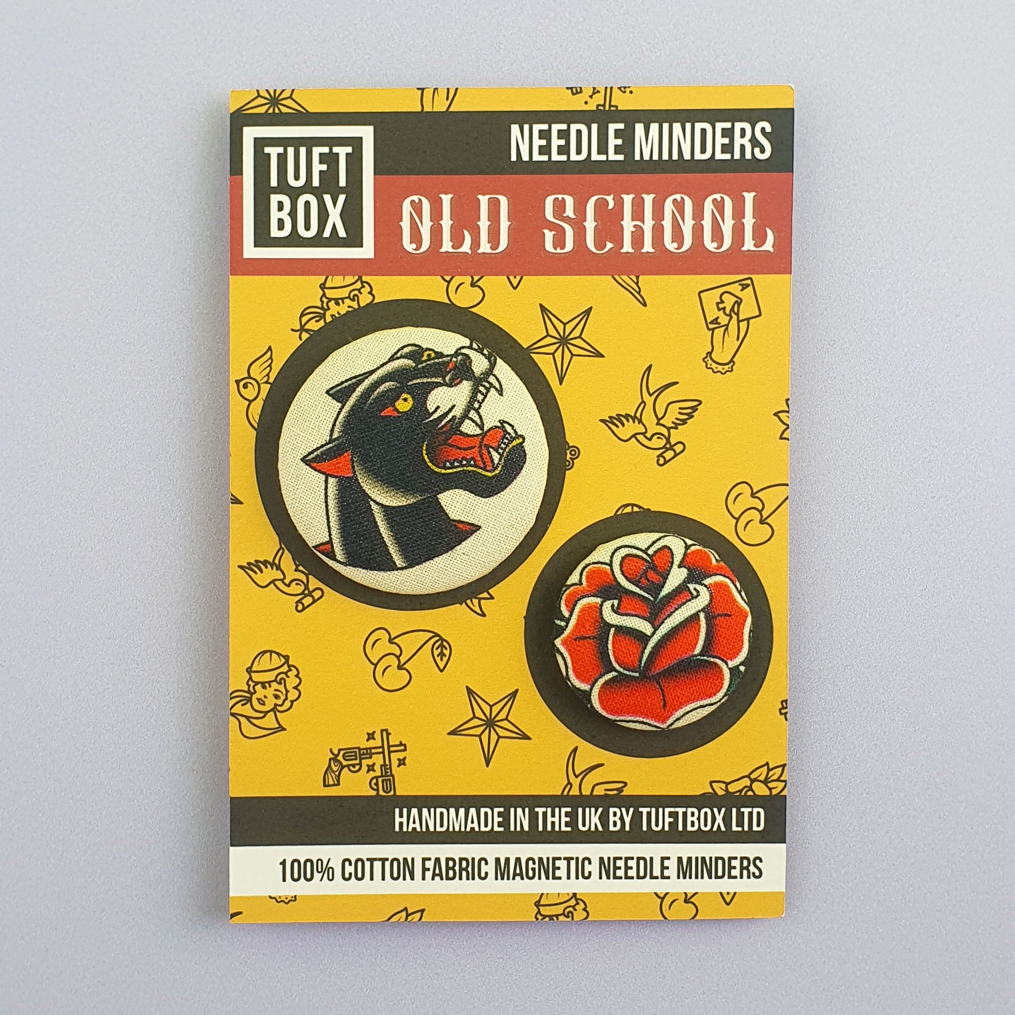 Needle Minder American Traditional Roses Design Front