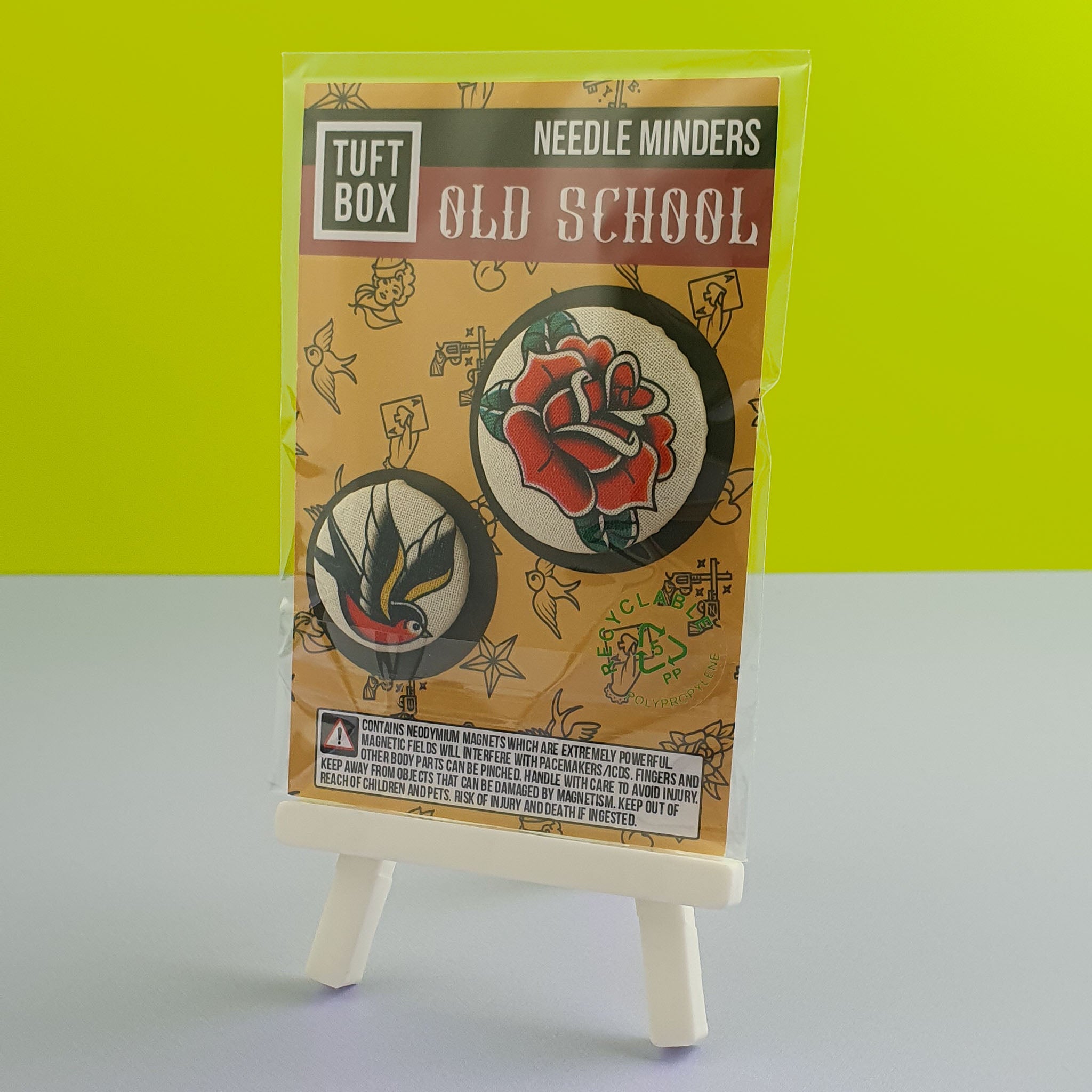 Needle Minder American Traditional in packaging Type1 Back