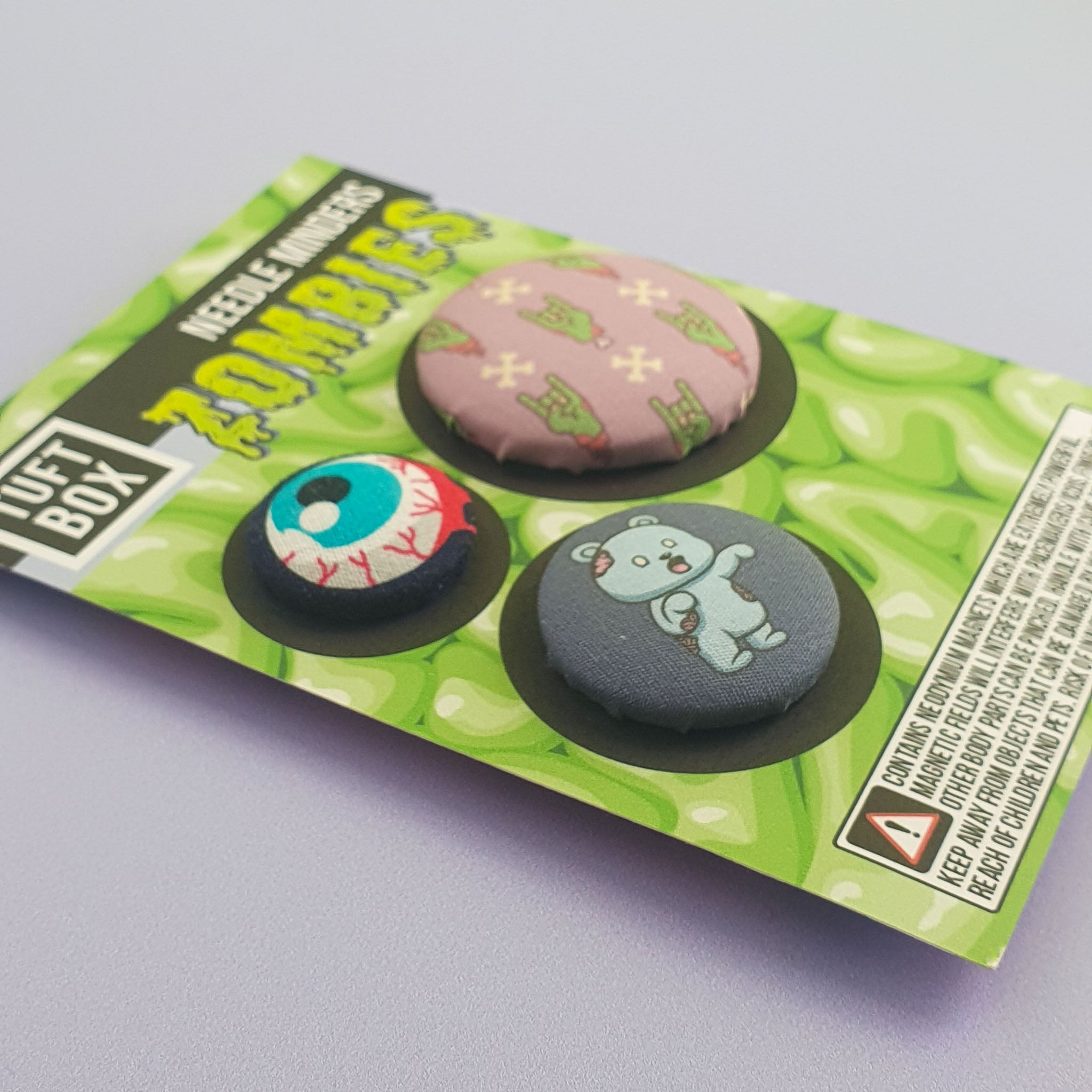 Needle Minder Zombies Collection Front Close Up