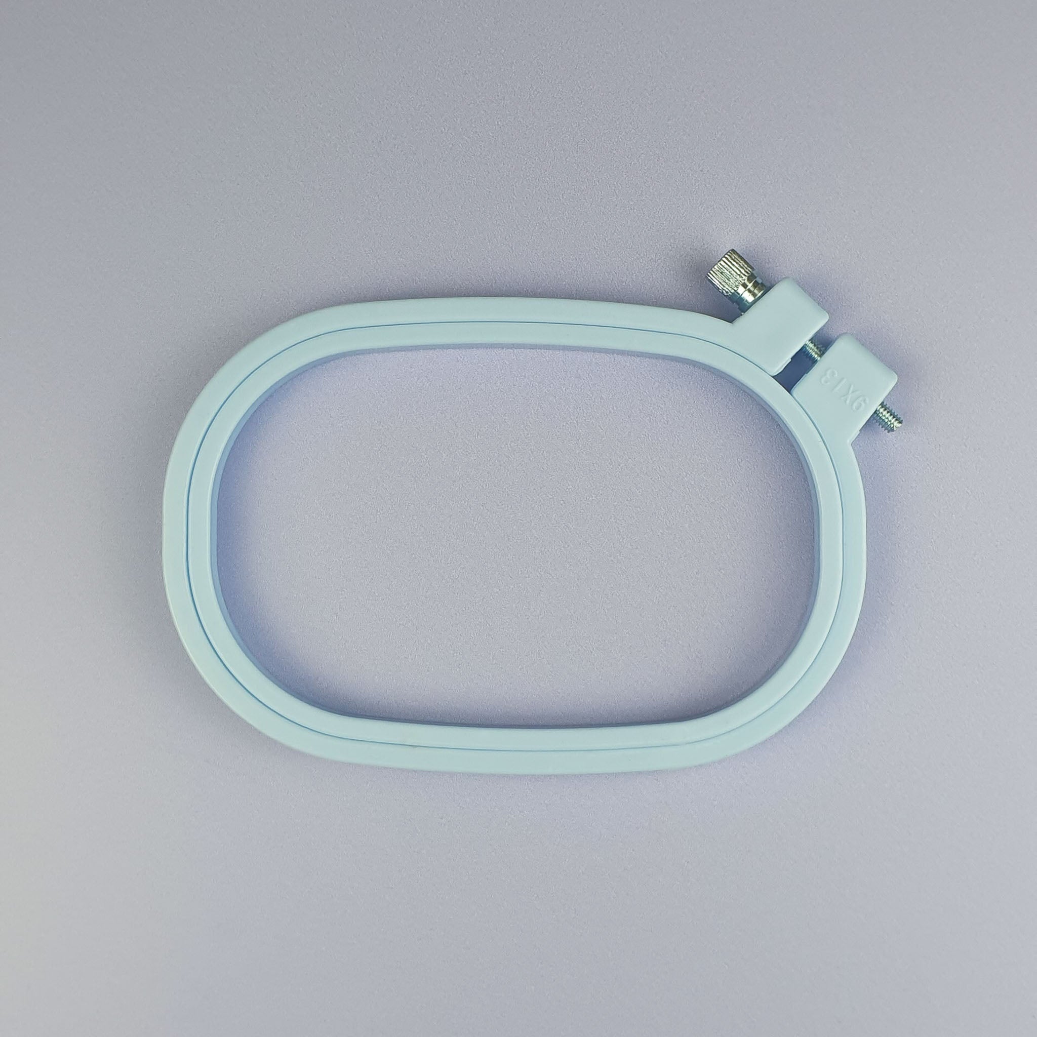 Oval Embroidery Hoop Baby Blue