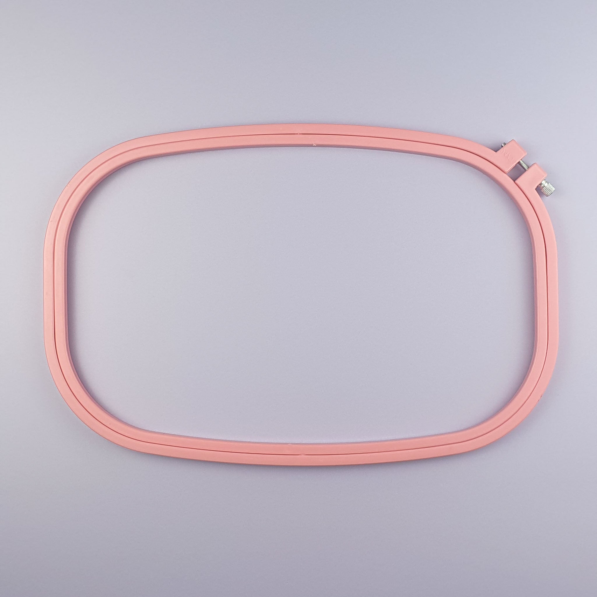 Oval Embroidery Hoop Coral