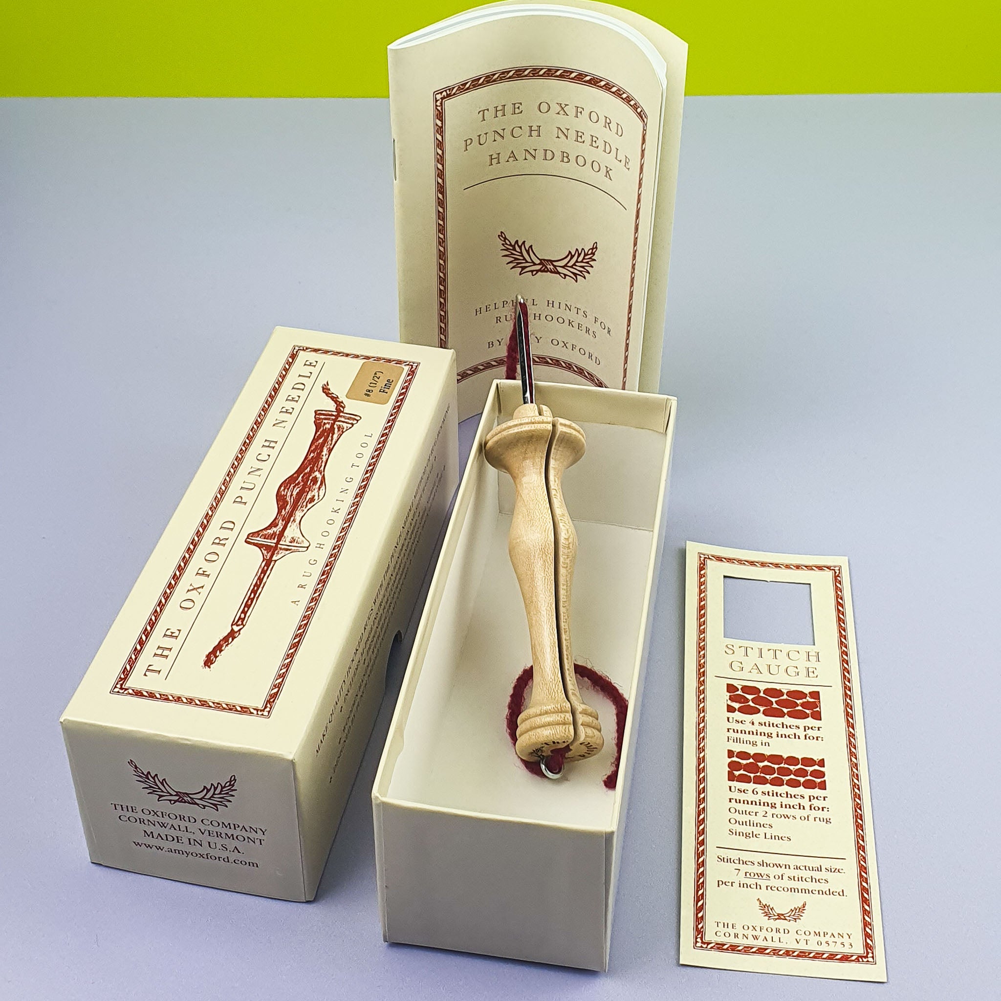 Oxford Punch Needle Box Contents