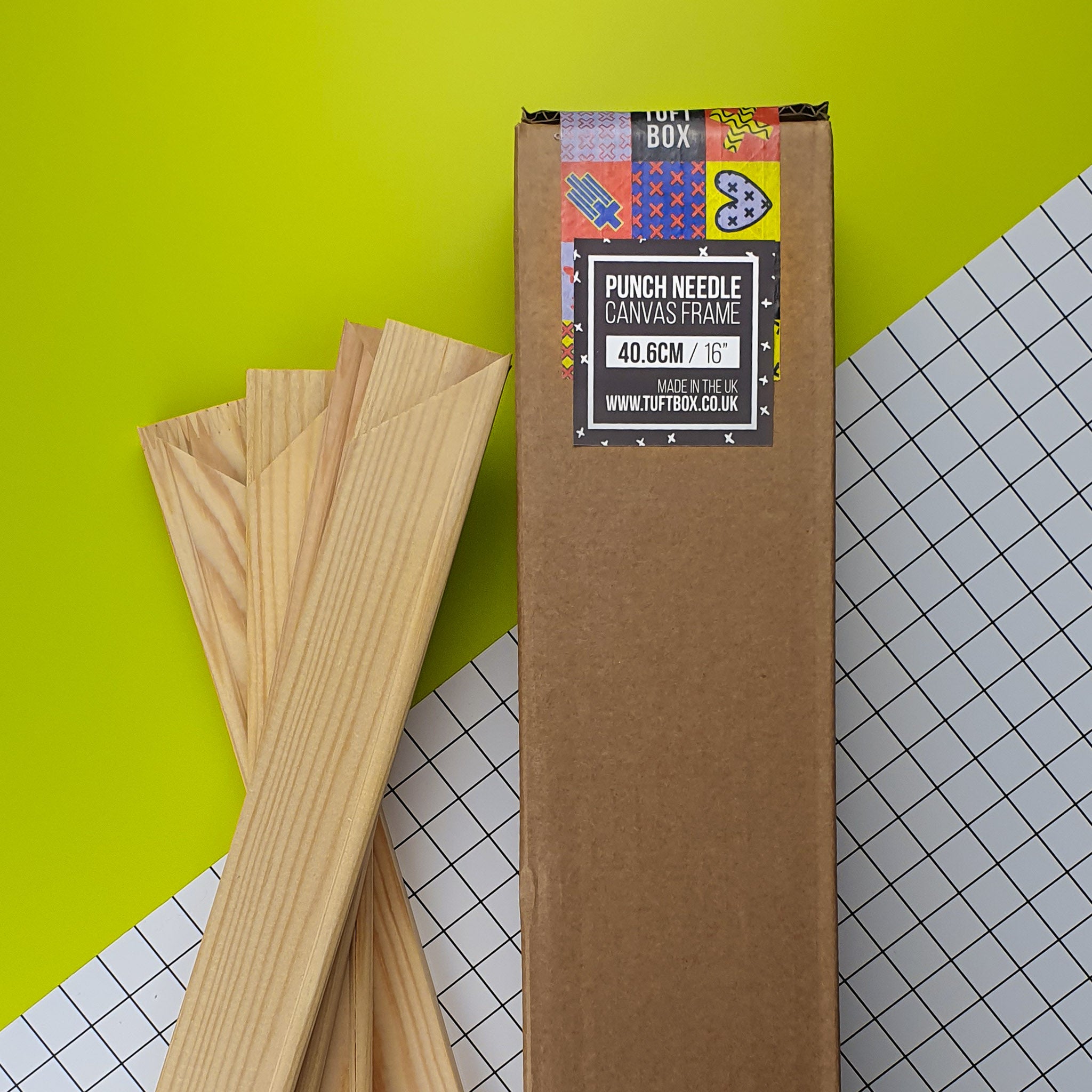 Punch Needle Canvas Frame and Box