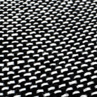 Close Up Black and White Woven rug tufting secondary backing fabric