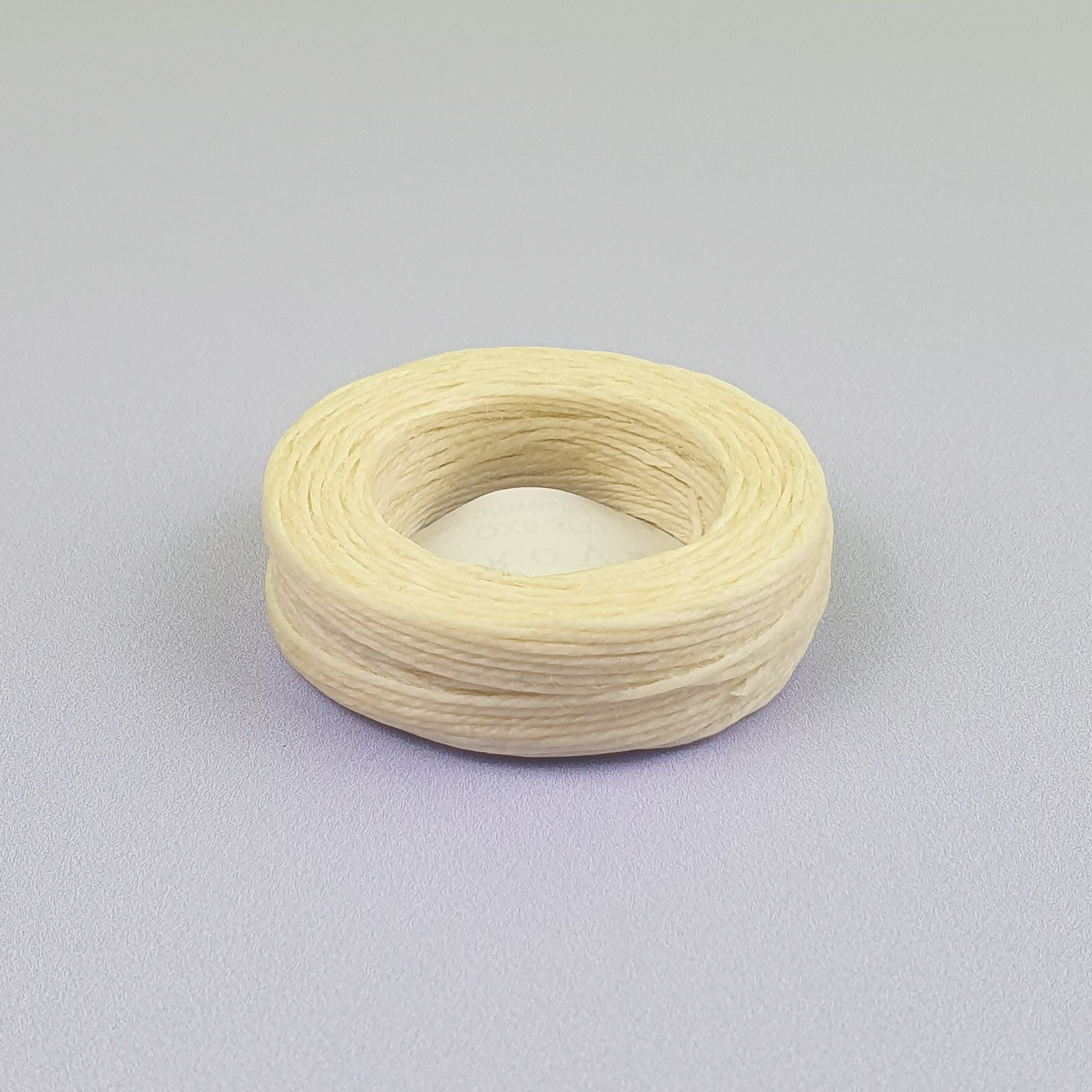 Waxed Linen Thread Cream Spool