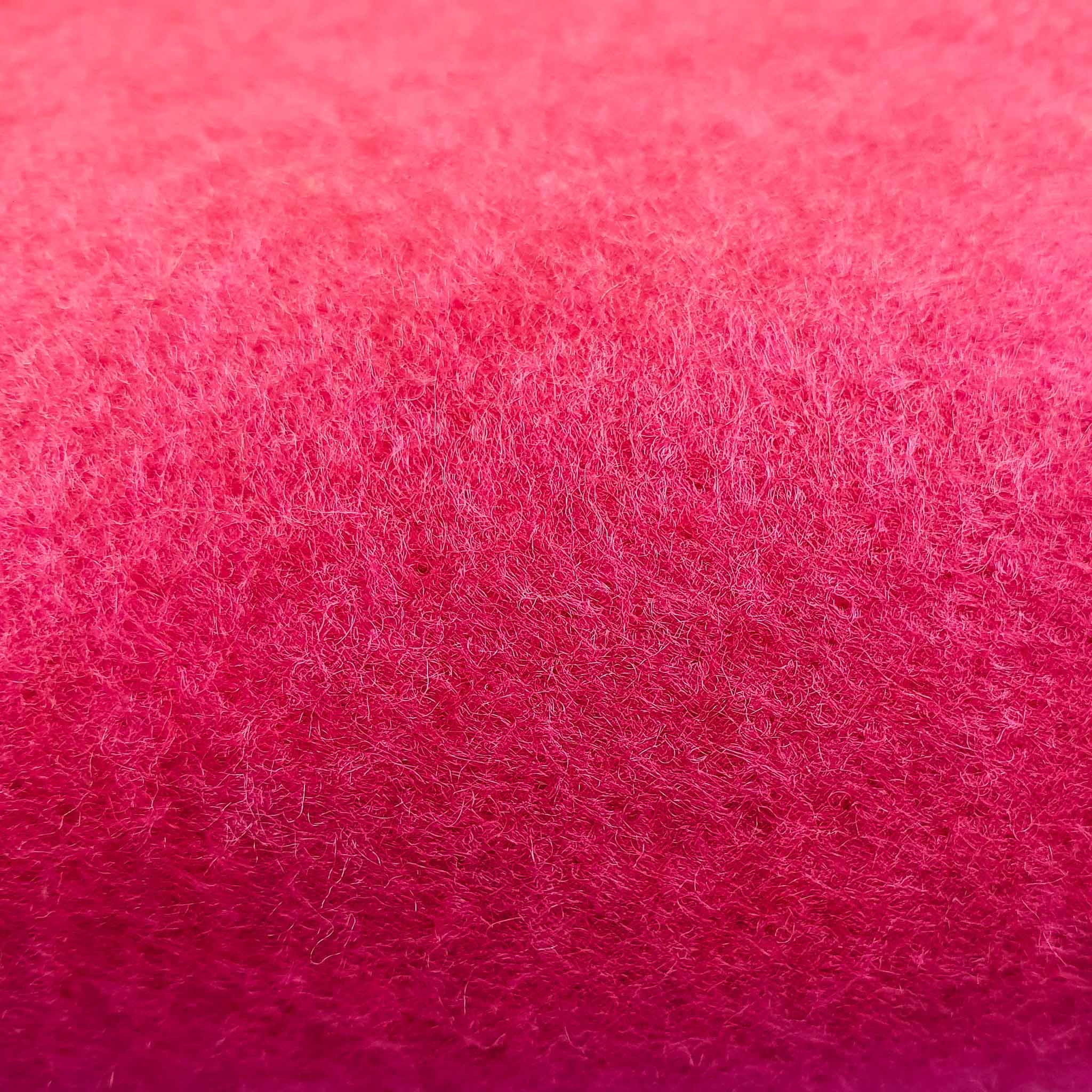 Wool Viscose Felt close up Hot Pink