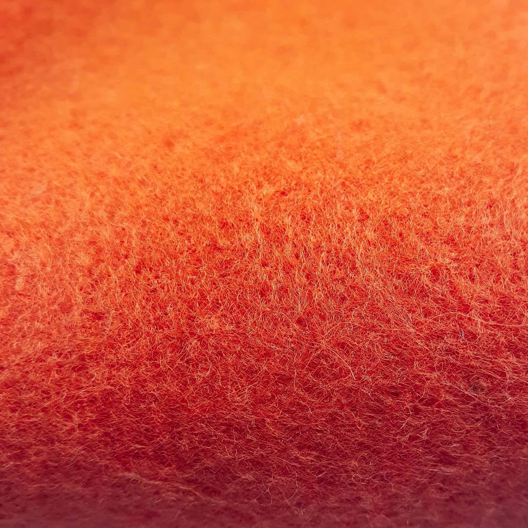 Wool Viscose Felt close up Hot Sahara