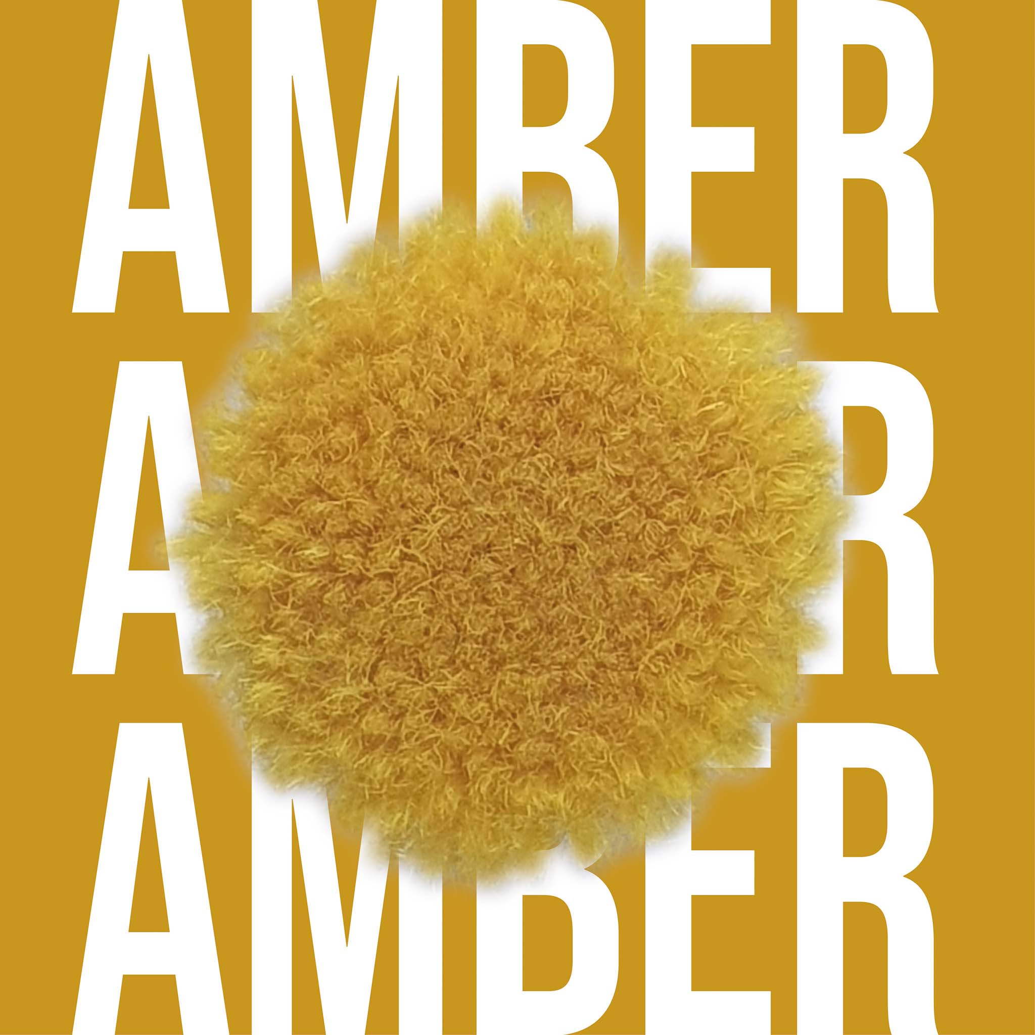 Tuftbox Rug Wool PomPom Swatch Amber
