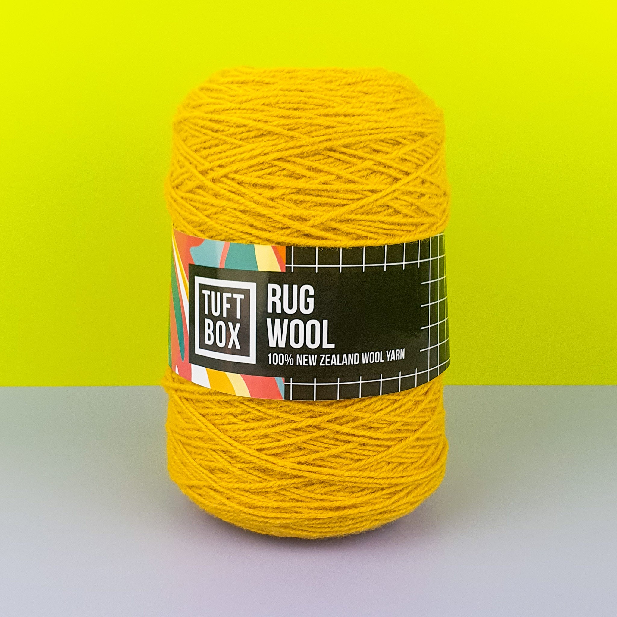 Tuftbox Rug Wool Cone Amber
