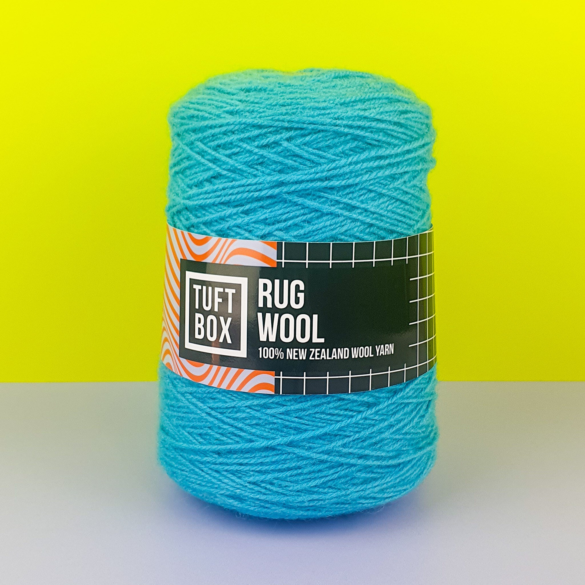 Tuftbox Rug Wool Cone Bubblegum Blue