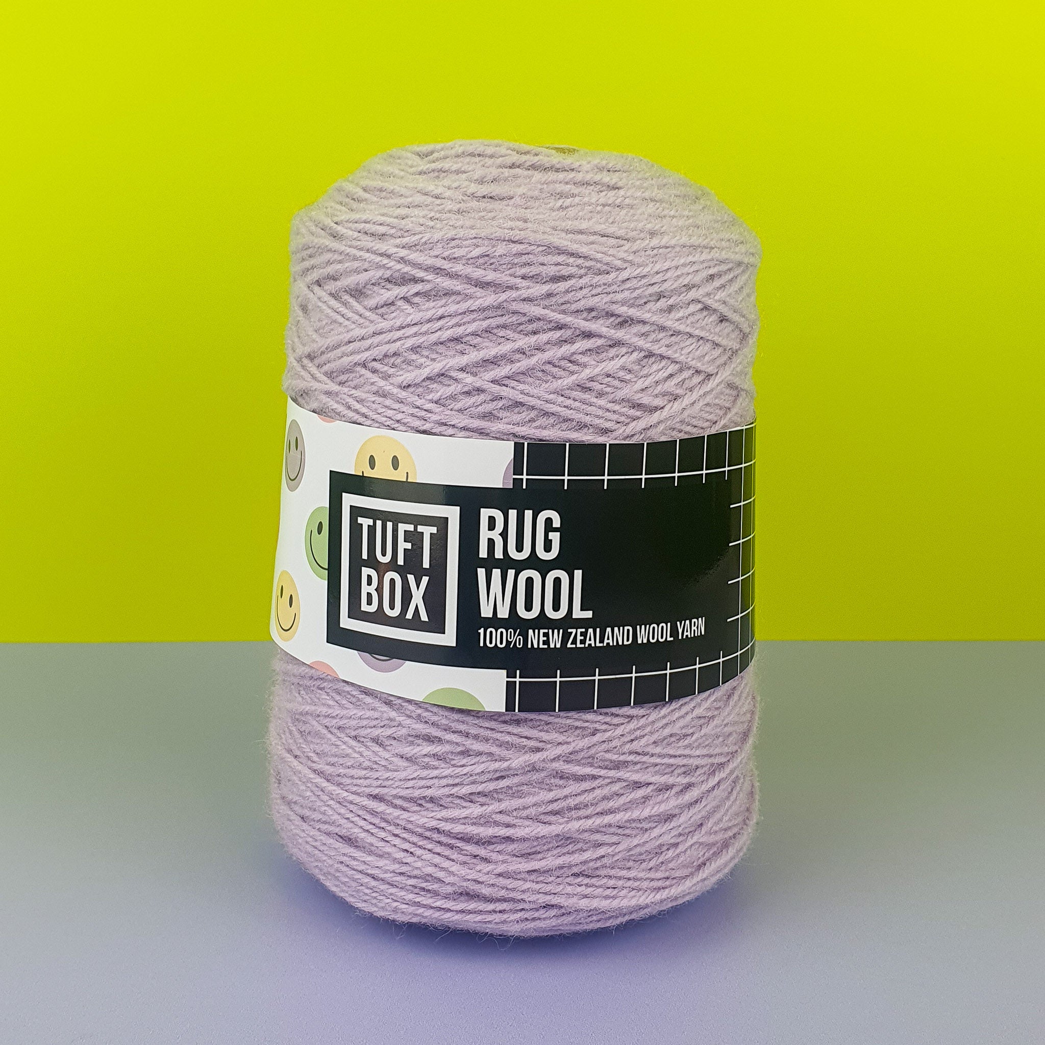 Tuftbox Rug Wool Cone Lilac