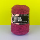 Tuftbox Rug Wool Cone Antique Ruby