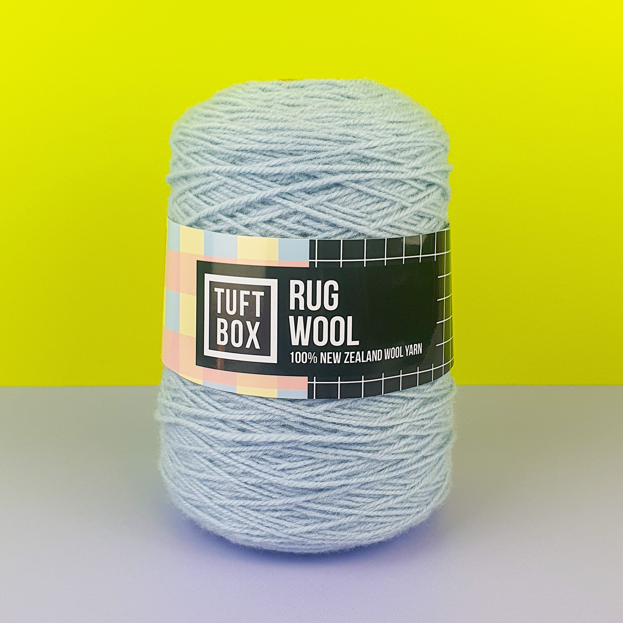 Tuftbox Rug Wool Cone Powder Blue