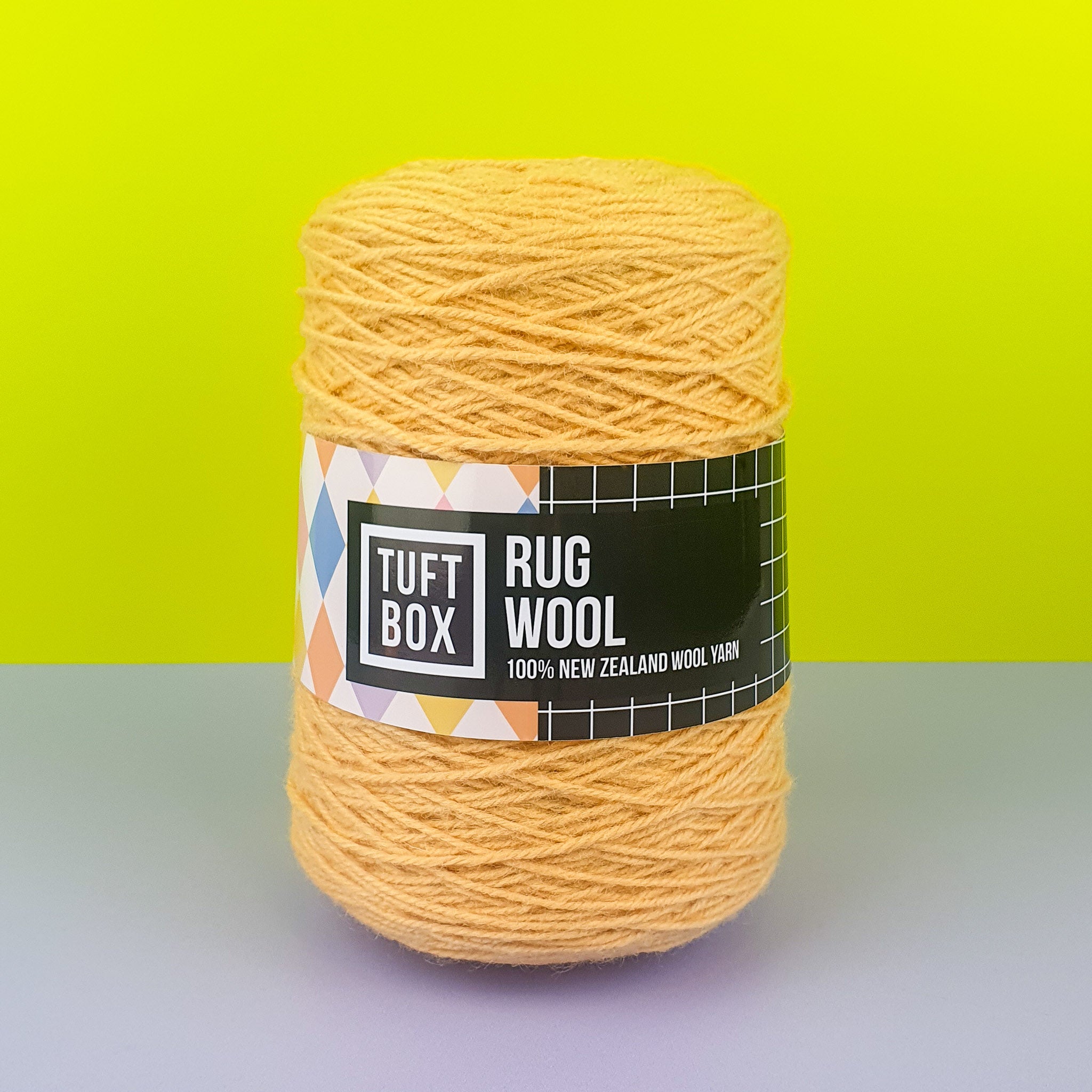 Tuftbox Rug Wool Cone Orange Sorbet
