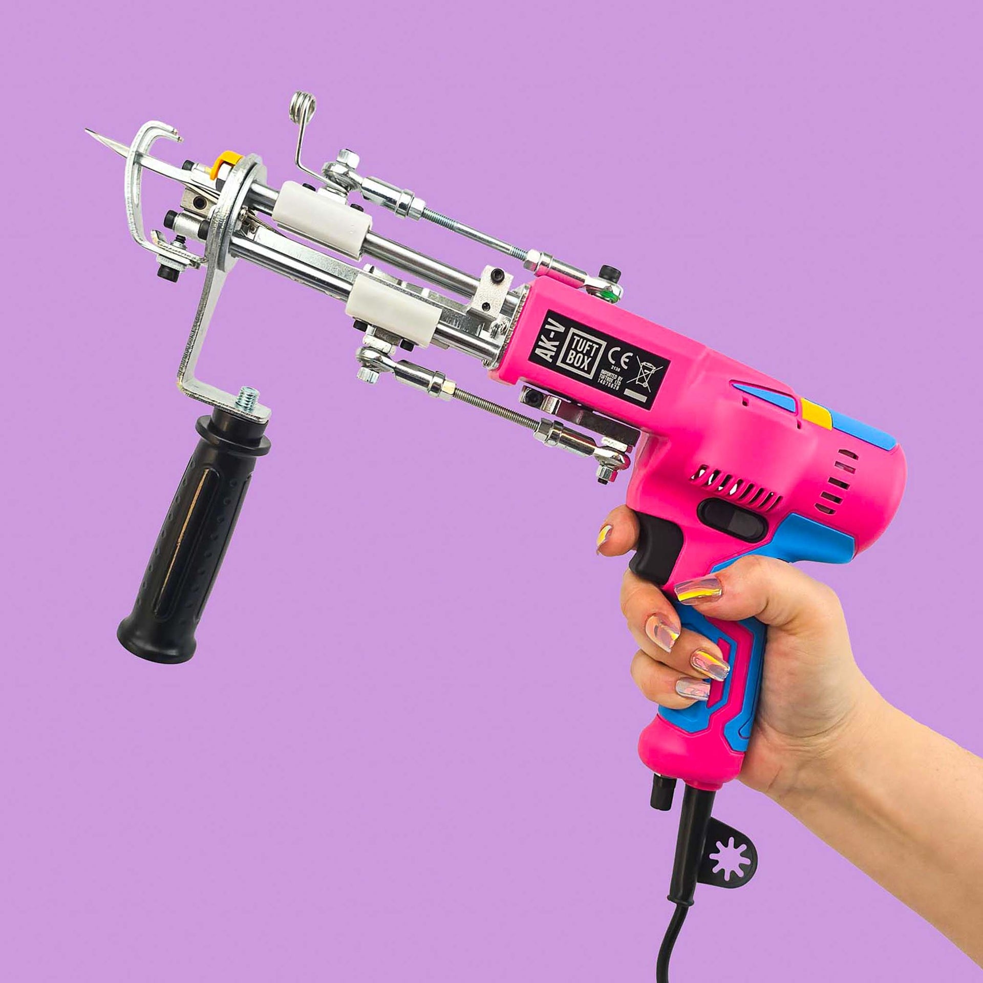 Rug Tufting Starter Kit | AK-I Machine, Frame, Fabric | Tuftbox UK