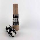 3 degree cardboard yarn winding cone with pompoms