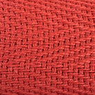 Rug binding twill tape close up cinnabar