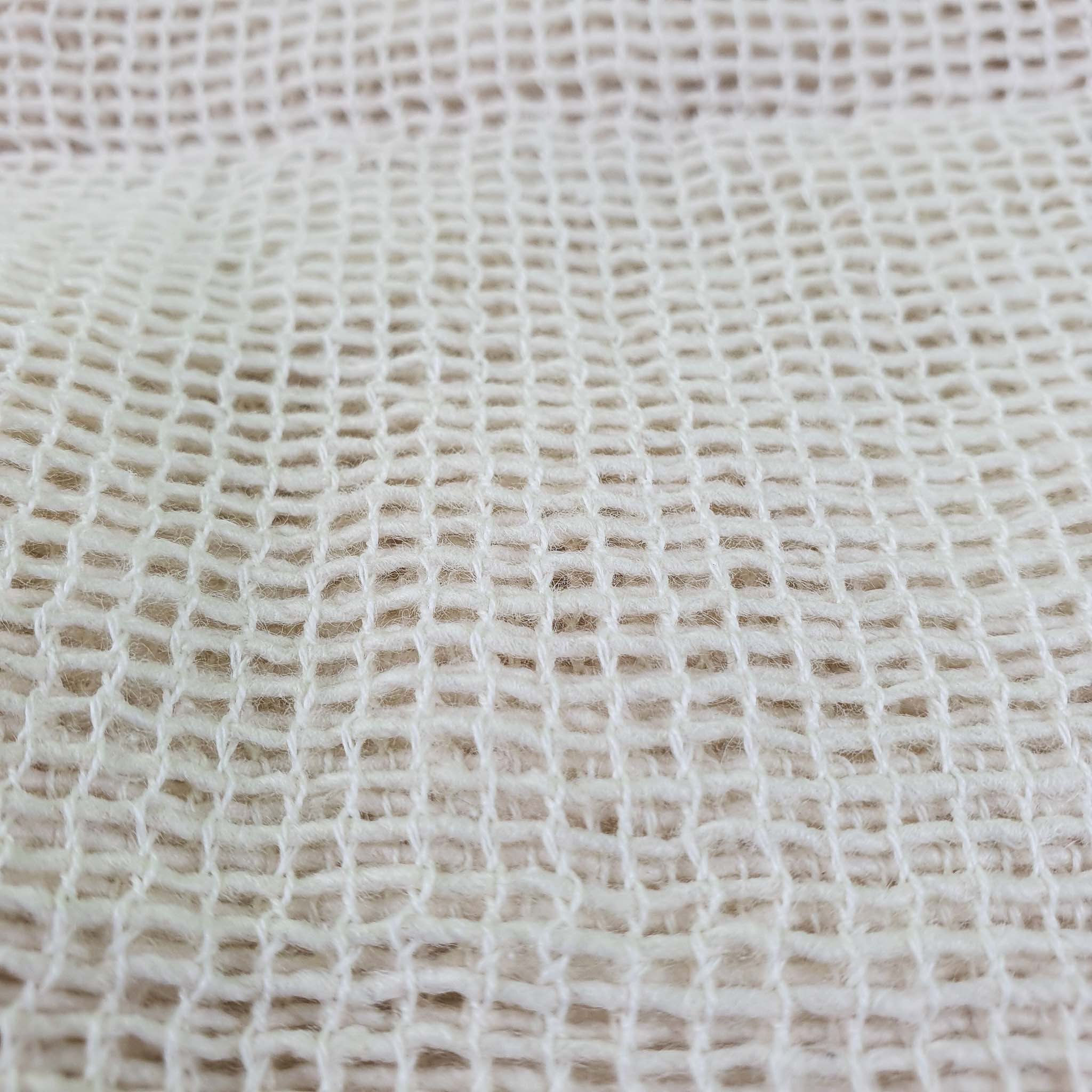 Cotton Mesh Secondary Rug Tufting Fabric Close Up