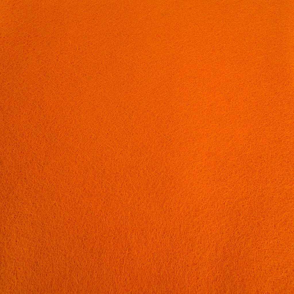 Dahlia orange felt colour swatch