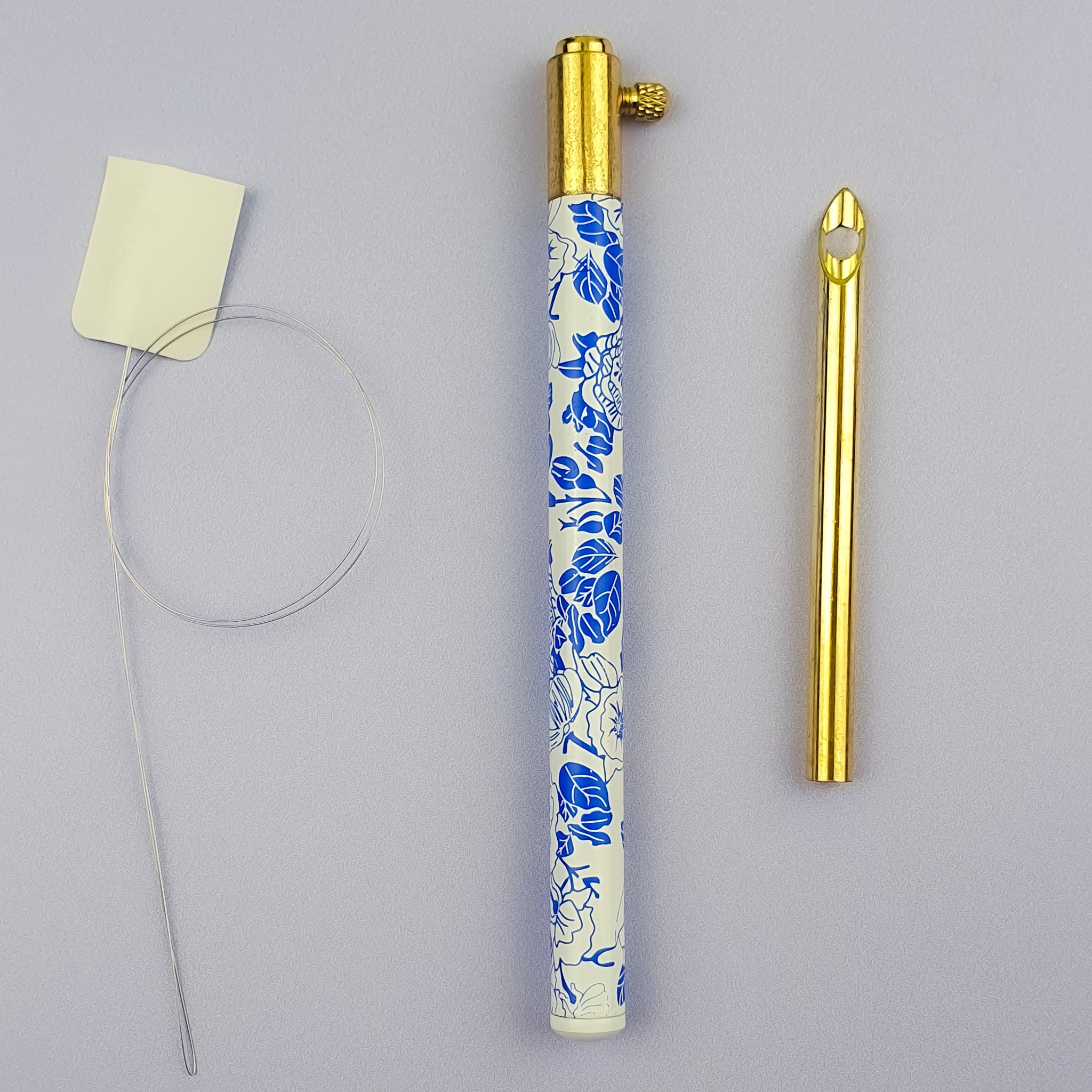 Floral Punch Needle and needle threader