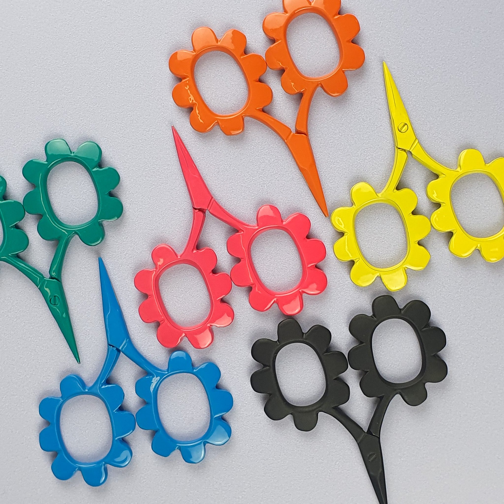 Flower Embroidery Scissors multiple colours