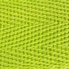 Rug binding twill tape close up Lime Green