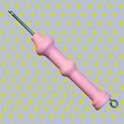 MDH Punch Needle Pink Fine Thick Wool Funky Backdrop