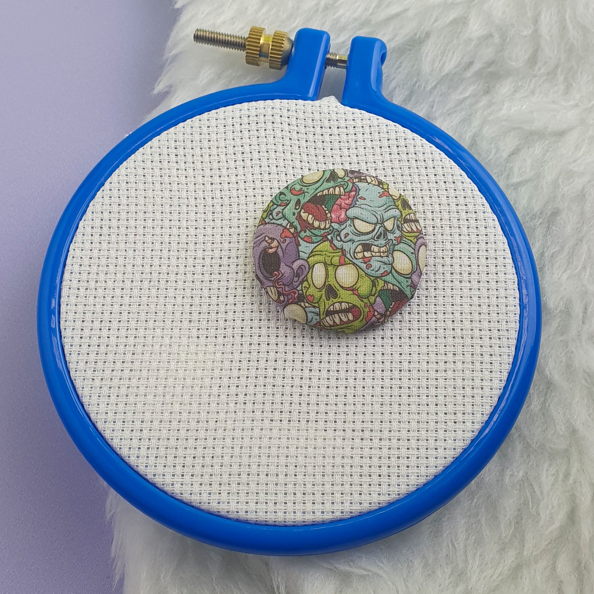 Handmade Magnetic Needle Minders | Zombies Set of 3 | Tuftbox UK