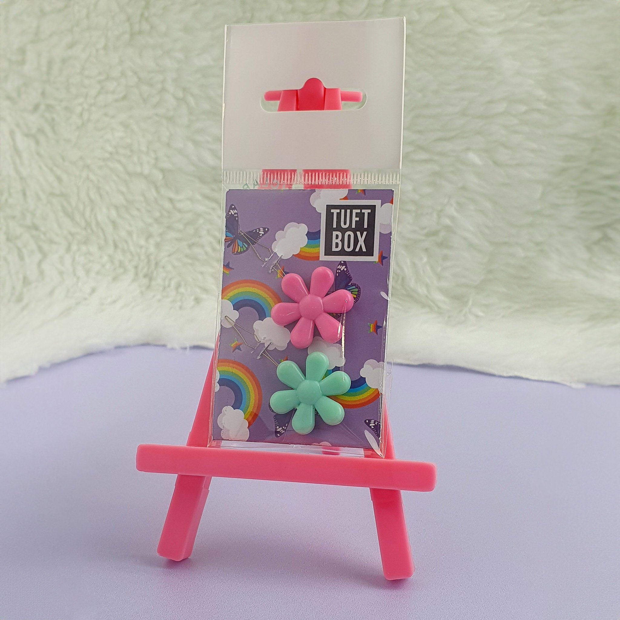 Needle threaders pink/mint in rainbow pack